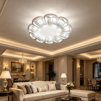 PU Gypsum Design Light Medallion Lightweight Home Decor Easy Installation