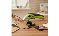 Rechargeable Electric Textile Cutter with Charger Portable Handheld Textile Cutter Ergonomic Cutting Tool Lightweight for Workshop
