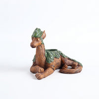 Dragon Statue with Hollow Opening Fantasy Ornament Realistic for Gardeners