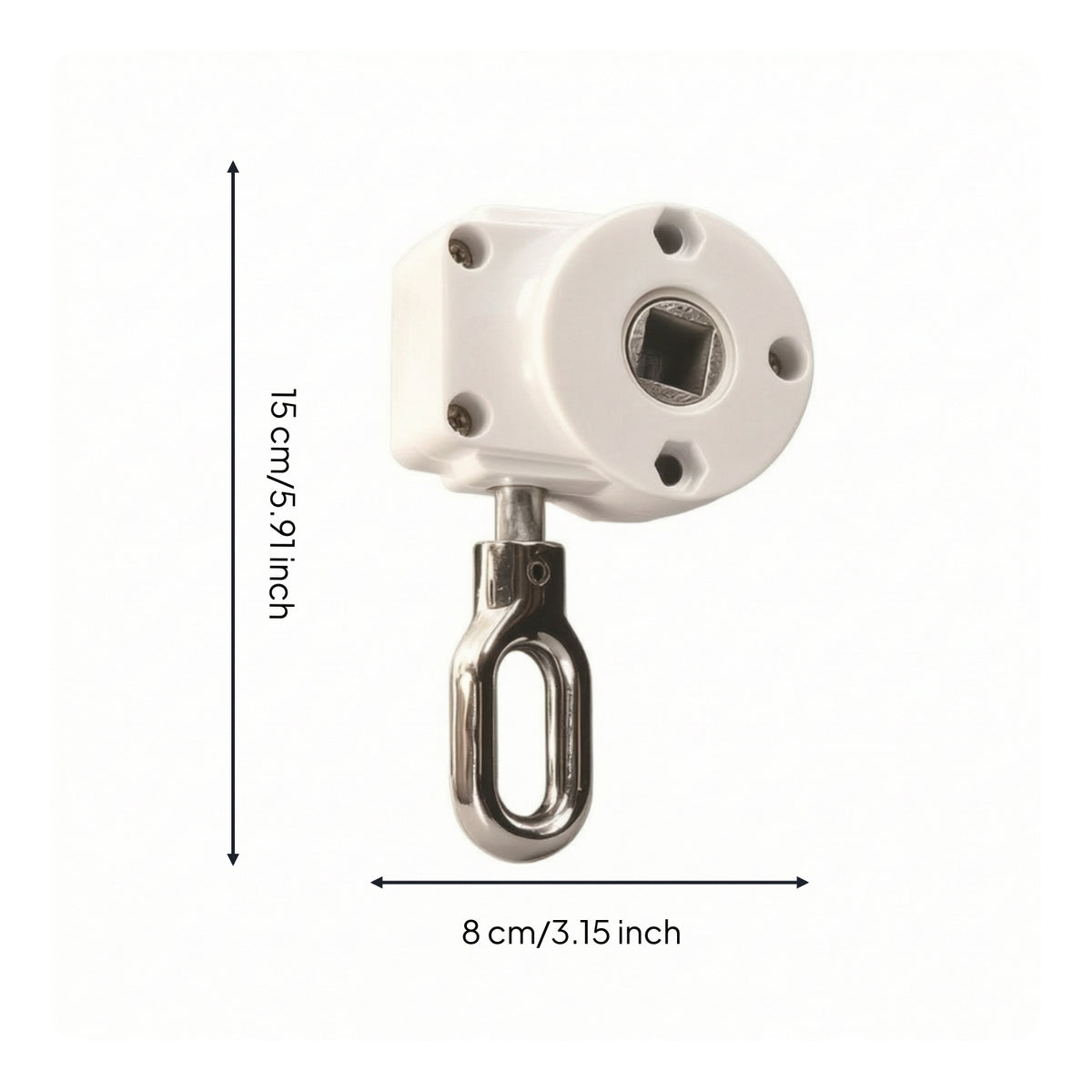 Retractable Awning Crank Gearbox Manual Awning Crank Mechanism Sturdy Hardware Reliable for Installers, Patio