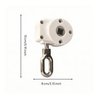 Retractable Awning Crank Gearbox Manual Awning Crank Mechanism Sturdy Hardware Reliable for Installers, Patio