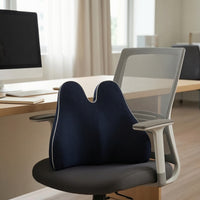 Memory Foam Double-Wing Backrest Strapless Support Cushion Ergonomic Support Pillow Contoured for Office Workers, Students, Desk