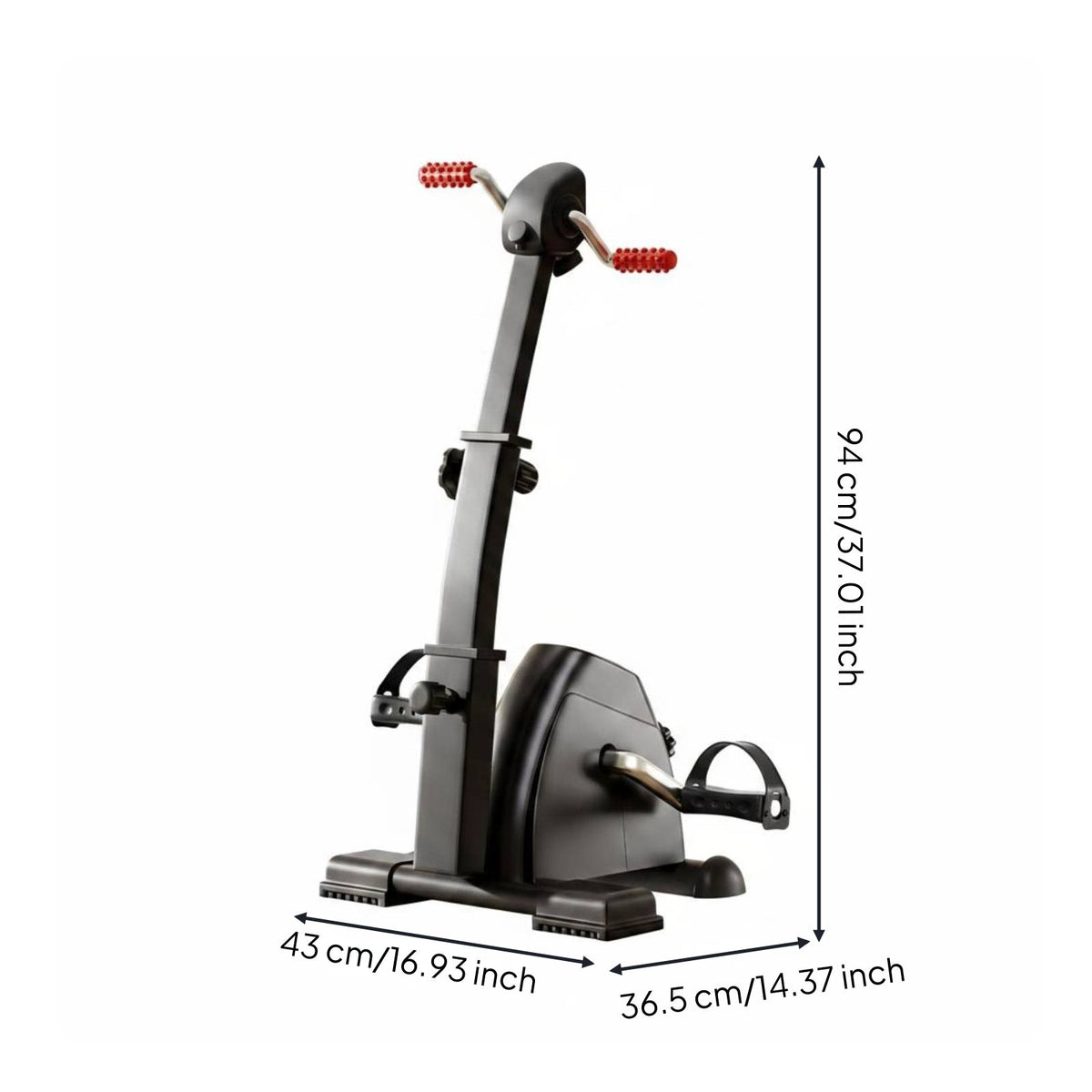Arm and Leg Exerciser Low Gentle Rehab Pedal Bike Stable Base for Elderly