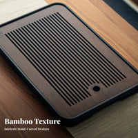 Slatted Tea Drainage Board Minimalist Design Tableware Easy to Clean for Home