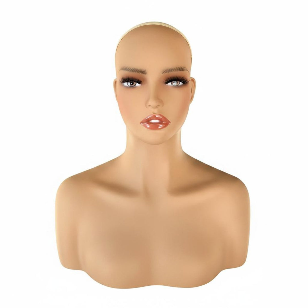 Mannequin Head with Shoulders Photography Prop Jewelry Display Manikin bust  Hairpiece Display Head for Photo Studio, Shop Window