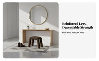 Upholstered Square Stool Luxury Design Household Furniture Comfortable