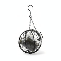 Wire Mesh Nesting Globe Rust-Resistant Bird Nester with Hanging Chain Spherical