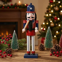 Baseball Nutcracker Decorative Wooden Nutcracker Sporty Figurines for Sports Fans, Collectors, Mantel