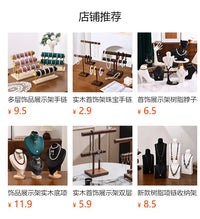 New Jewelry Display Stand with Earring and Necklace Organizer, Metal Holder