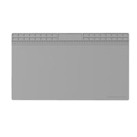 Silicone Soldering Mat Electronics Repair Mat Magnetic Organizer Pad with Molded Compartments Flexible Silicone Insulating Surface Suitable for Device Repair Desk Work