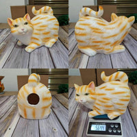 What On Earth Simulated Cat Napkin Holder, Luxury Desktop Ornament