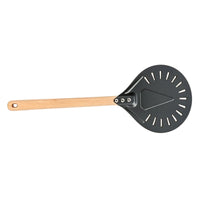 Metal Pizza Heat-Resistant Perforated Pizza Peel Non-Stick