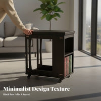Three-Tier Foldable Trolley Space-Saving Mobile Furniture With Casters Adaptable for Students, Educators, Living Room