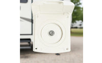 RV Potable Water Fill Inlet Travel Trailer Water Reservoir Inlet Single-Hand Function Installation Kit Included for Boat