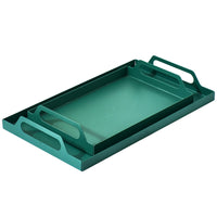 Metal Square Storage Tray for Tea Set and Cup Drying