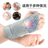 Adjustable Wrist Support Brace with Splint for Badminton