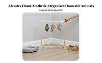 Small Clothes Rack Floor-Standing Miniature A-shaped Clothing Stand space-efficient Size Space-Saving for Closet