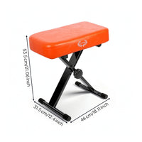Adjustable Piano Bench Compact Piano Bench with Padded Seat Heavy-Duty Furniture for Students
