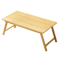 Laptop Bed Tray Table Bamboo Laptop Table Space-Saving for Floor, Students