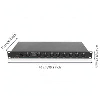 DMX512 Signal Splitter Amplifier Distributor DMX512 Signal Splitter Amplifier Rackmount Slimline for Lighting Technicians