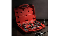 Ball Joint Removal Tool Kit Heavy-Duty Ball Joint Separator with Carrying Case Automotive Pitman Arm and Tie Rod End Puller for Mechanics, Home Garage