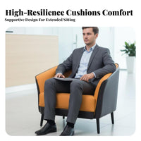 Sofa and Coffee Table set Modern Design Reception Seating Minimalist and design Professional Look for Office Managers, Lobby