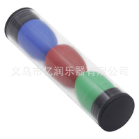 奥尔夫沙蛋筒随机颜色音色清脆三支装手持节奏器儿童玩具砂蛋批发