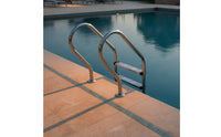 5-Step Pool Ladder Resistant Stainless Steel Pool Ladder Heavy Duty for Hotels, in-Ground Pools