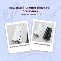 Aluminum hinge damper for doors
