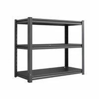 Multi-Layer Storage Shelf Rust-Resistant Freestanding Shelving Unit High Load Capacity Heavy Duty Steel Rack for Warehouse, Balcony, Living Room