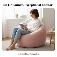 transformable Bean Bag 2-Person Capacity Teardrop Bean Bag Lie-Flat Ergonomic Support for partners, Adults, literature nook