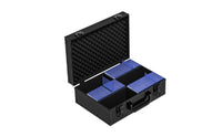 Trading Card Storage Case with Handle Multi-Compartment Graded Card Case Aluminum for Collectors, Trading Cards