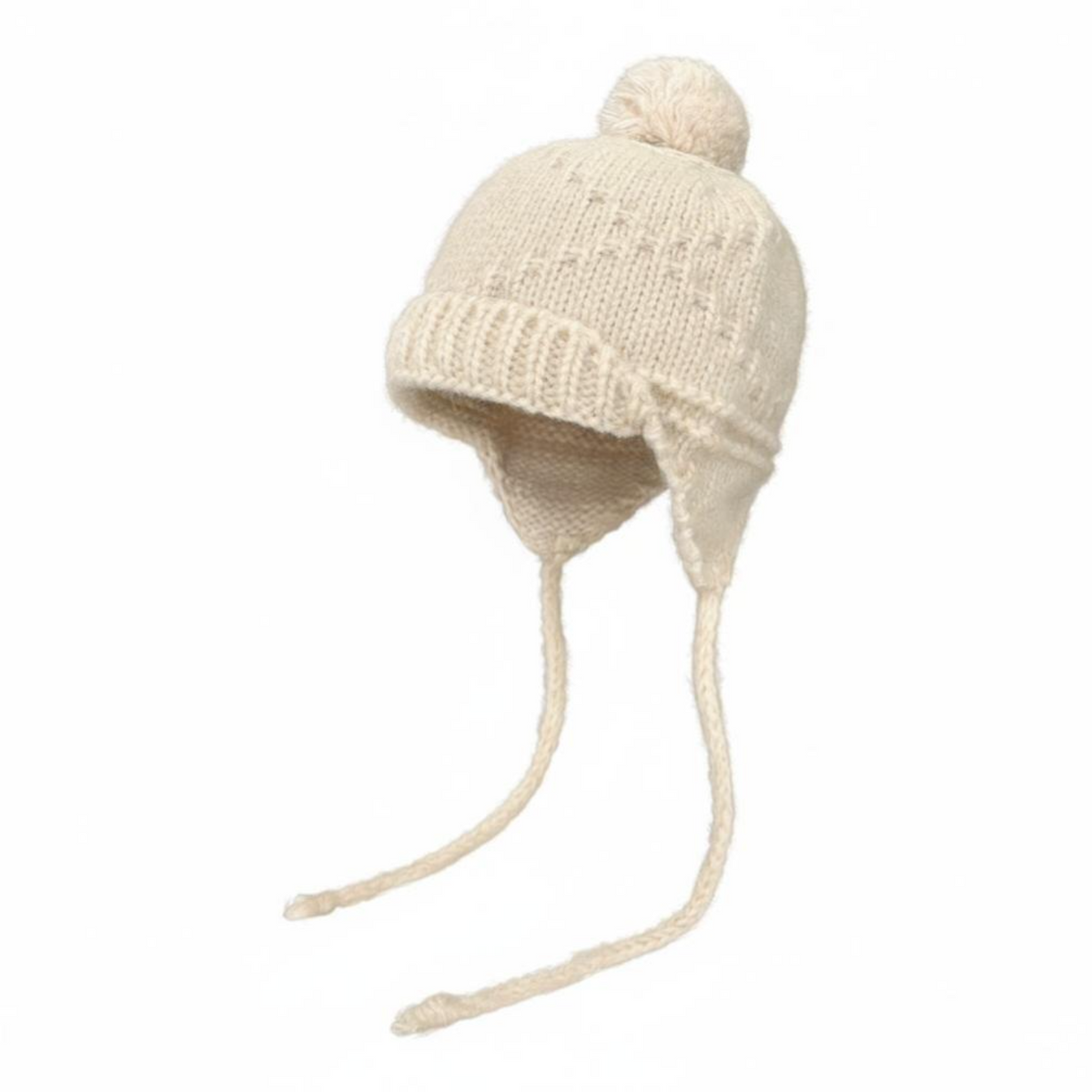 Women's Knit Winter Hat Earflap, Warmth, Relaxed Design