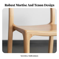 Mortise and Tenon Joinery Traditional Craft design Chair with Woven Seat sturdy Wood Construction Indoor Furniture Minimalist Design Wooden Armchair long-lasting Frame for Interior Designers, Homeowners, Readers, Dining Room, Restaurant, Home Office, book