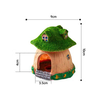 Toadstool House Ornament Provides Shelter Aquarium Toadstool Hut for Terrarium