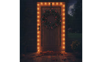 Wreath with Spiders Black Wreath with Red Berries Outdoor for Party
