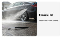 Hard to Reach Areas 15-Degree Bent Extension Rod Stainless Steel Pressure Washer Curved Rod for Car Washing