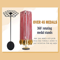 Rotatable Medal Display Rack for Desk