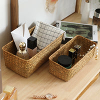 Woven Storage Basket for Desk and Household Organization