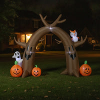 Outdoor Inflatable Spooky Tree Arch Giant Yard Decoration Lighted Decorations Eye-Catching for Pathway