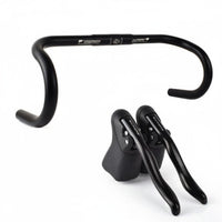 Fixed Gear Bullhorn Handlebar 6061 Aluminum Road Bike Bullhorn Handlebar