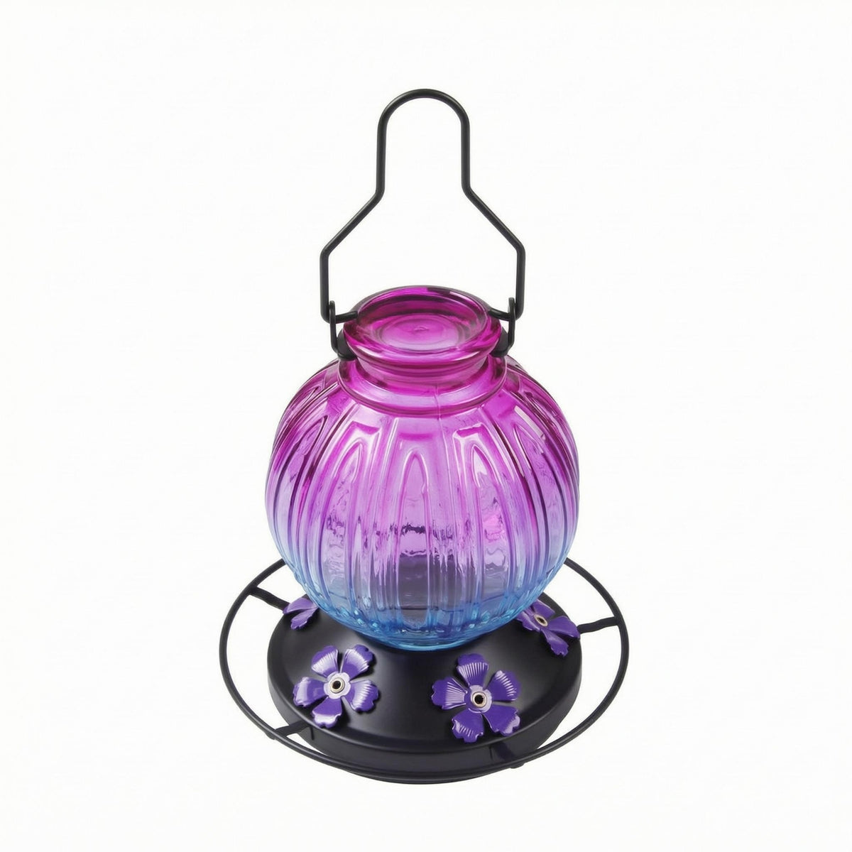 Hummingbird Feeder Easy to Clean Outdoor Decor 360° Perch for Garden
