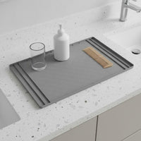 Silicone Sink Mat Multi-Purpose Silicone Sink Liner Long-Lasting for Kitchen