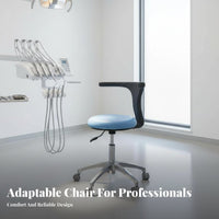 Adjustable Rolling Seat with spine assistance Easy to Clean Medical Stool Sturdy Duty