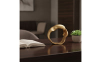 Abstract Sculpture Contemporary Circular Form Sculpture Moderna Non-Representative for Home Stylists, Shelf