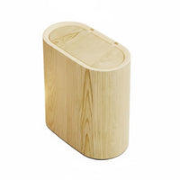 Trash Can Space-Saving Design Narrow Garbage Bin Wastebasket for Office