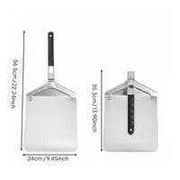 Stainless Steel Effortless Pizza spades Storage Cooking Accessory Wide Surface Kitchen Utensil for Barbecue