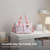 Diaper Bag Tote Multiple Compartments Large Capacity Diaper Tote Waterproof