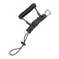 Quick Release Coil Lanyard Anti-Drop Scuba Diving Camera Lanyard Extends to 1.5m Coiled Spring Rope for Snorkeling