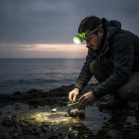 Rechargeable Diving Headlight with Headband USB-C Diving Headlamp Bright Underwater Headlamp Portable for Divers